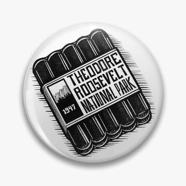 Item preview, Hot Dog Label of Theodore Roosevelt National Park designed and sold by John Morris Illustration.