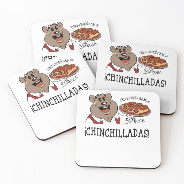 Item preview, Mascot Holding Platter Of Enchiladas With Dead Chinchillas designed and sold by MahaMonner.