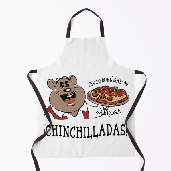 Item preview, Mascot Holding Platter Of Enchiladas With Dead Chinchillas designed and sold by MahaMonner.