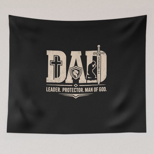 Item preview, Dad Leader Protector Man of God Christian Father's Day designed and sold by FrankIsabel.