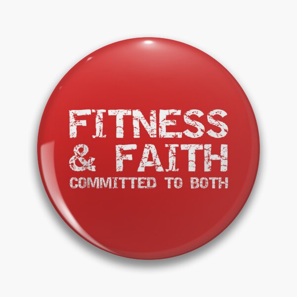 Item preview, Christian Quote for Men Fitness & Faith Committed to Both men designed and sold by melodycook.