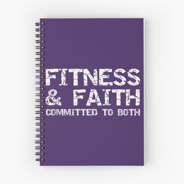 Item preview, Christian Quote for Men Fitness & Faith Committed to Both men designed and sold by melodycook.