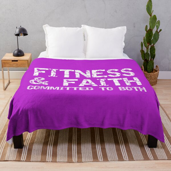 Item preview, Christian Quote for Men Fitness & Faith Committed to Both men designed and sold by melodycook.