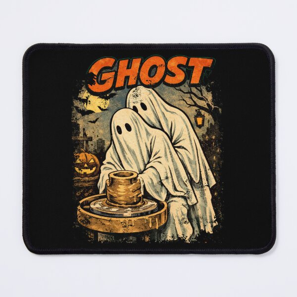 Item preview, Ghost Pottery Halloween designed and sold by Nacho Average Designs.
