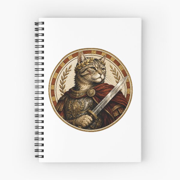 Item preview, Roman Emperor Cat – Mosaic Warrior Art designed and sold by cozydrops.