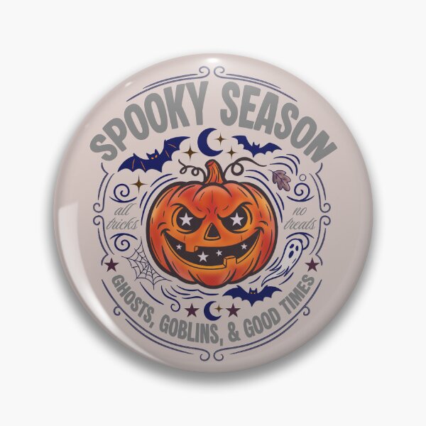 Item preview, Spooky Season Pumpkin — All Tricks No Treats Vintage Halloween Tattoo Flash designed and sold by Ink & Kind Studio.