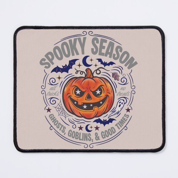 Item preview, Spooky Season Pumpkin — All Tricks No Treats Vintage Halloween Tattoo Flash designed and sold by Ink & Kind Studio.