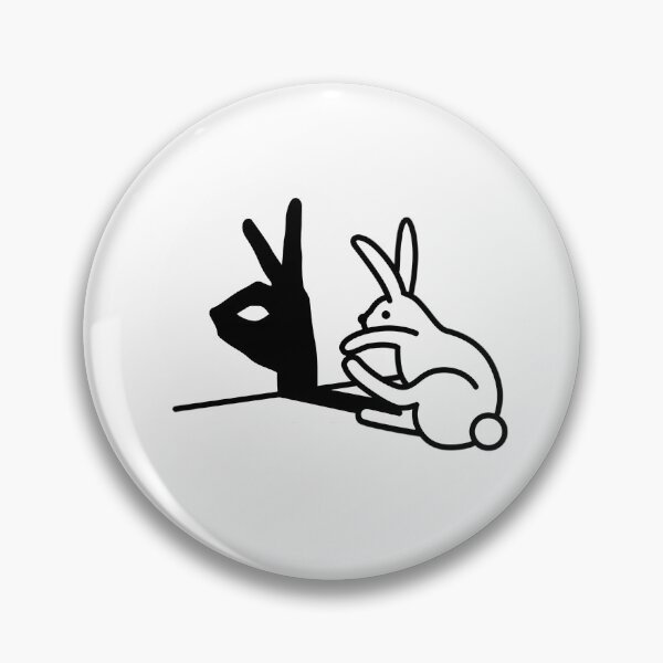 Item preview, White Bunny Facing Hand Making Silhouette Shadow On Wall designed and sold by MahaMonner.