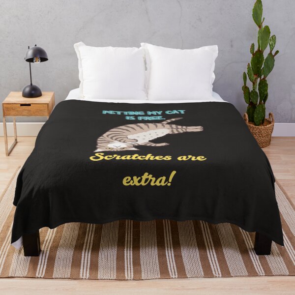 Item preview, Petting My Cat Is Free – Funny Cat Owner Humor Design designed and sold by TetelestaiWeave.