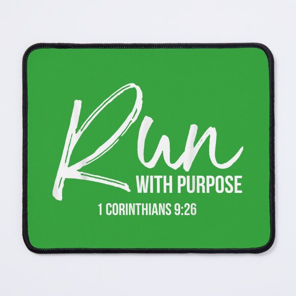 Item preview, Christian Runner Gift Running Gear Run with Purpose Quote Small designed and sold by melodycook.