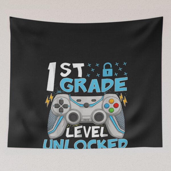 Item preview, 1st Grade Level Unlocked Gamer Back to School designed and sold by CriseldaBruning.