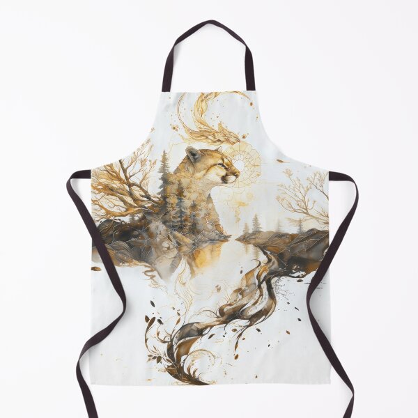 Item preview, Rocky Mountain Cougar Watercolor Wildlifeddddd designed and sold by Kaurisdigital.