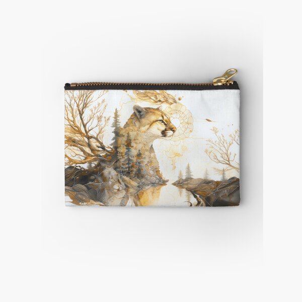 Item preview, Rocky Mountain Cougar Watercolor Wildlifeddddd designed and sold by KaurisDigital.
