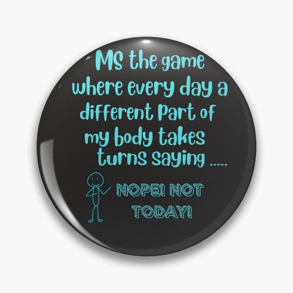 Item preview, MS The Game – Chronic Illness Humor Design designed and sold by TetelestaiWeave.