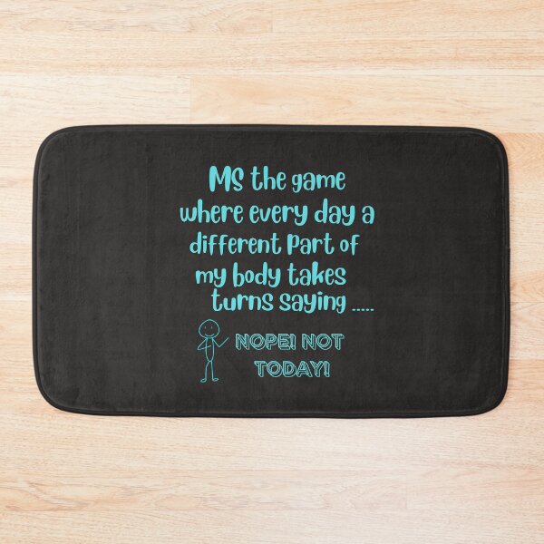 Item preview, MS The Game – Chronic Illness Humor Design designed and sold by TetelestaiWeave.