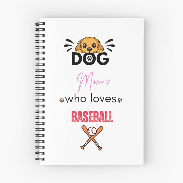 Item preview, Dog Mom Who Loves Baseball designed and sold by PawFitt.