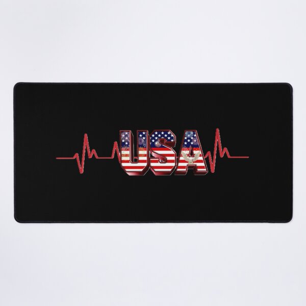 Item preview, USA Heartbeat designed and sold by InkShiftLabs.