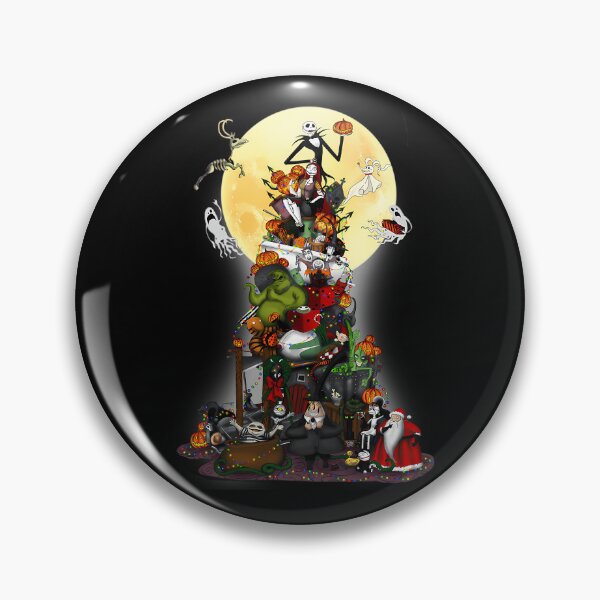 Item preview, Pumpkin King And Halloween Characters On Giant Keyhole Hill designed and sold by Vulivoje6969.