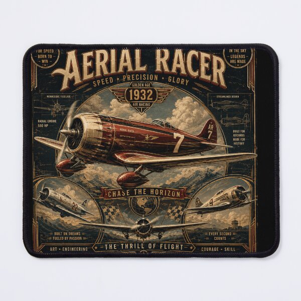 Item preview, Aerial Racer 1932 Vintage Aviation designed and sold by Nebur2021.