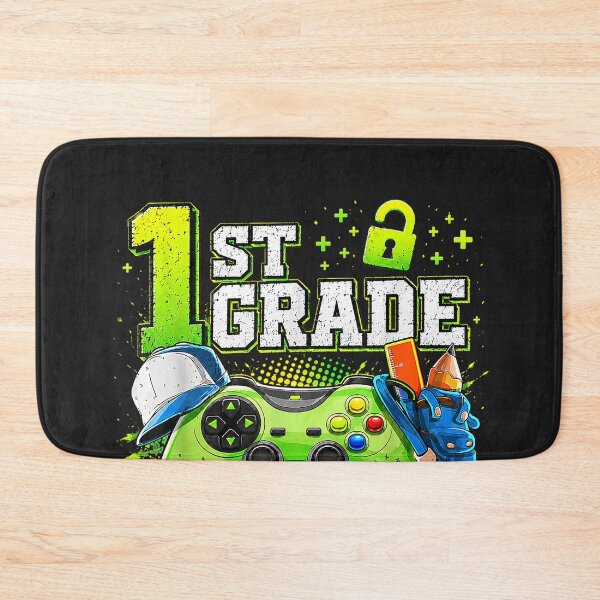 Item preview, Back to School 1st First Grade Level Unlocked Gamer Kid designed and sold by CriseldaBruning.