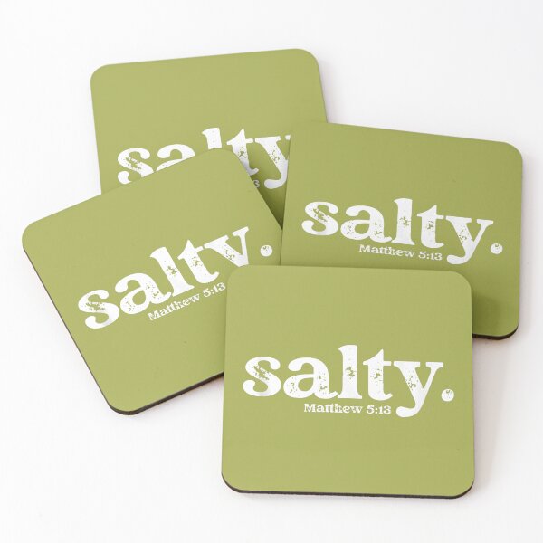 Item preview, Christian Salty Matthew 5 13 Bible Verse Faith Gift designed and sold by melodycook.