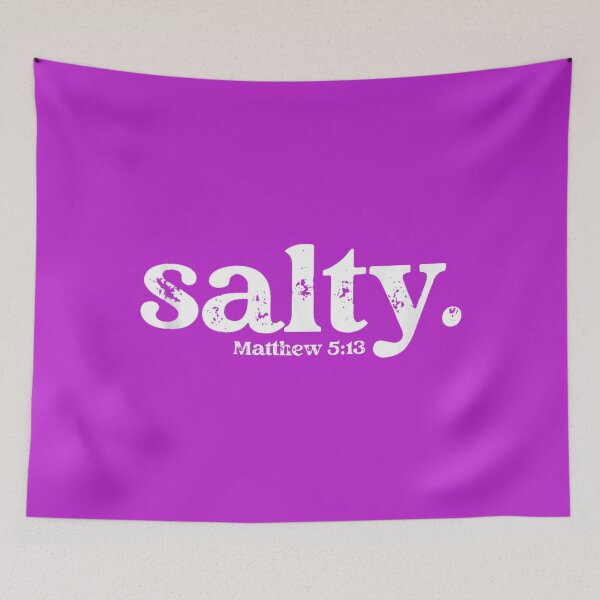 Item preview, Christian Salty Matthew 5 13 Bible Verse Faith Gift designed and sold by melodycook.