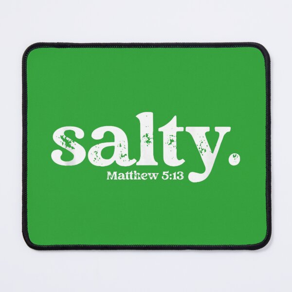 Item preview, Christian Salty Matthew 5 13 Bible Verse Faith Gift designed and sold by melodycook.
