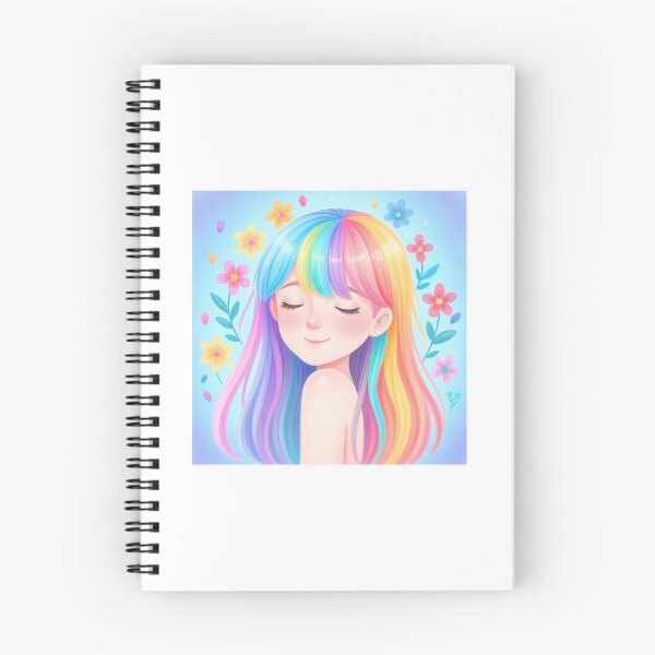 Item preview, Cute girl with  colourful background designed and sold by Maureen1209.
