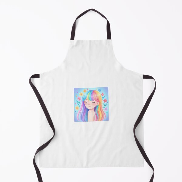 Item preview, Cute girl with colourful background designed and sold by Maureen1209.
