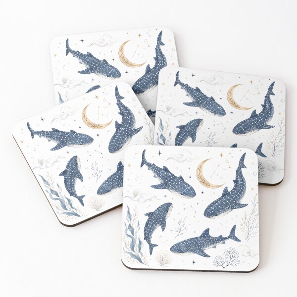 Item preview, Whale Sharks Under the Moon. designed and sold by Snuggz_08.