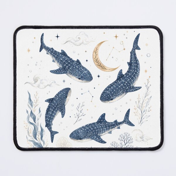 Item preview, Whale Sharks Under the Moon. designed and sold by Snuggz_08.