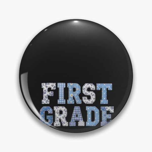 Item preview, 1st First Grade Teacher Blue Patchwork Back to School Girls designed and sold by CriseldaBruning.