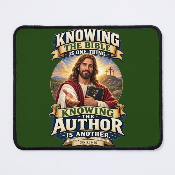 Item preview, Knowing the Bible is One Thing, Knowing the Author is Another designed and sold by TheBibleStop.