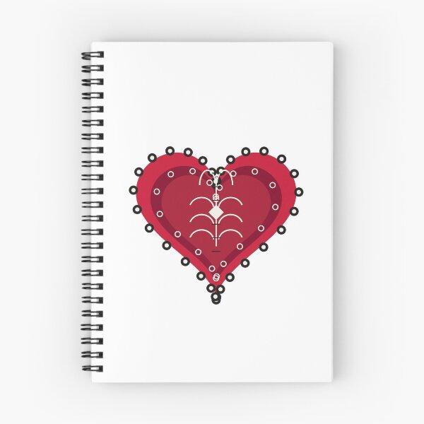 Item preview, Crimson Lace Heart – Dark Romantic Red Emblem designed and sold by SewRed.