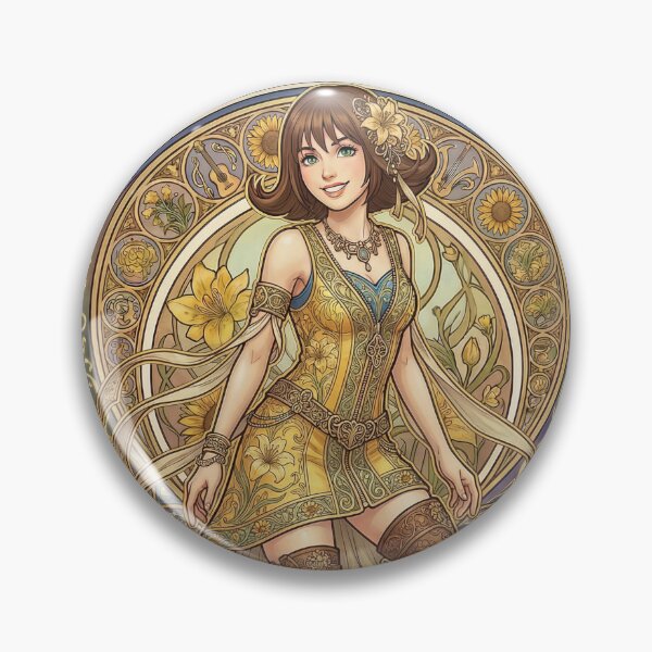 Item preview, Selphie in the style of Alphonse Mucha designed and sold by Solace Sparkles.