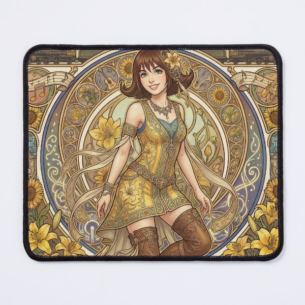Item preview, Selphie in the style of Alphonse Mucha designed and sold by Solace Sparkles.