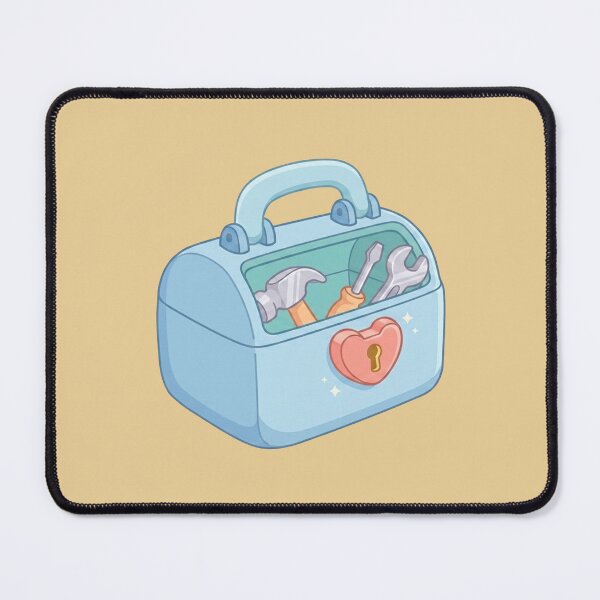 Item preview, Cute Pastel Toolbox Kawaii Heart Tool Box Illustration designed and sold by Indraokta22.
