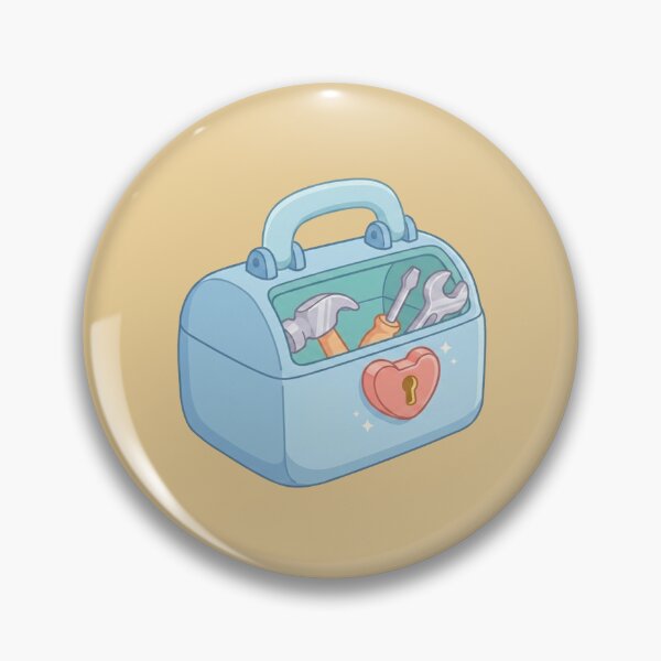 Item preview, Cute Pastel Toolbox Kawaii Heart Tool Box Illustration designed and sold by Indraokta22.