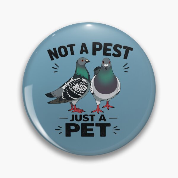 Item preview, Not a Pest, Just a Pet | Pigeon Lover Illustration designed and sold by pigeonlovrs.