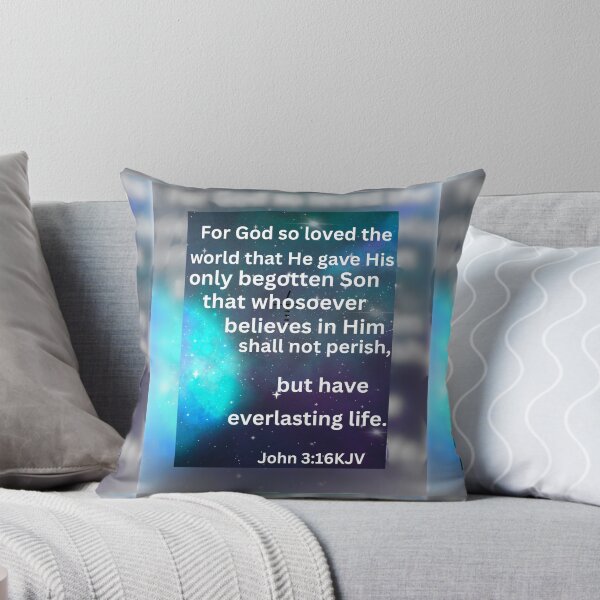 Item preview, John 3:16 Galaxy Scripture Art – Christian Bible Verse Design designed and sold by TetelestaiWeave.