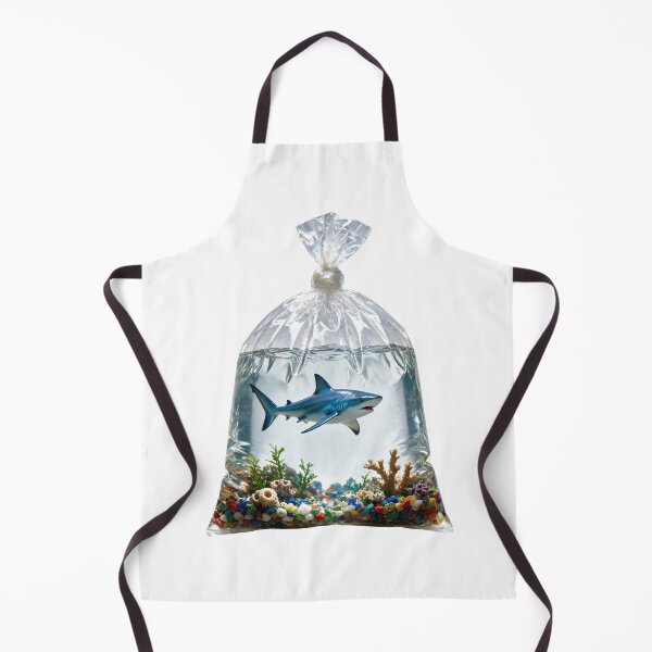 Item preview, Shark in a Pet Store Bag designed and sold by The Mellonaire.