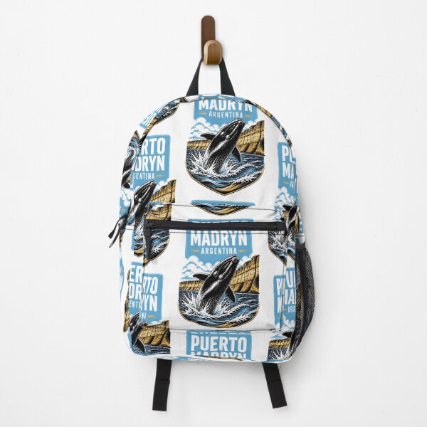 Item preview, Puerto Madryn Argentina Vintage Travel Tourism Poster designed and sold by TravelersGems.