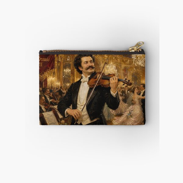 Item preview, Waltz King: Johann Strauss II Vintage Oil Painting - Viennese Ballroom Elegance designed and sold by DoReMiStudio.