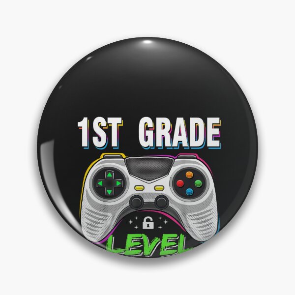 Item preview, 1st Grade Level Unlocked Gamer First Day of School Boys designed and sold by CriseldaBruning.