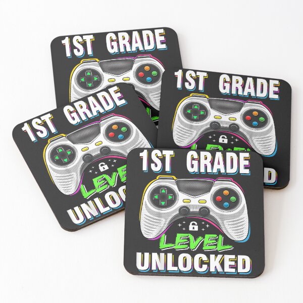 Item preview, 1st Grade Level Unlocked Gamer First Day of School Boys designed and sold by CriseldaBruning.