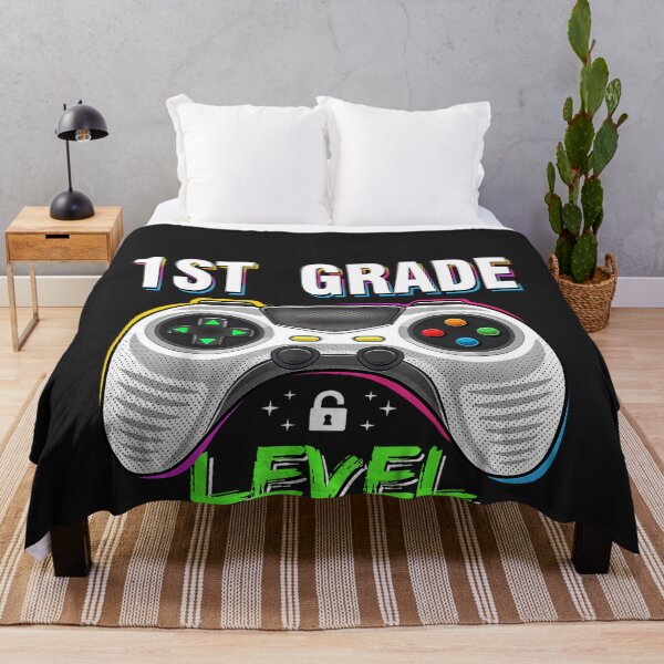 Item preview, 1st Grade Level Unlocked Gamer First Day of School Boys designed and sold by CriseldaBruning.