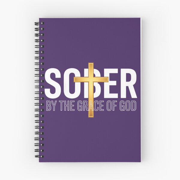 Item preview, Christian Sober By The Grace of God - Recovery Sobriety Coss designed and sold by melodycook.