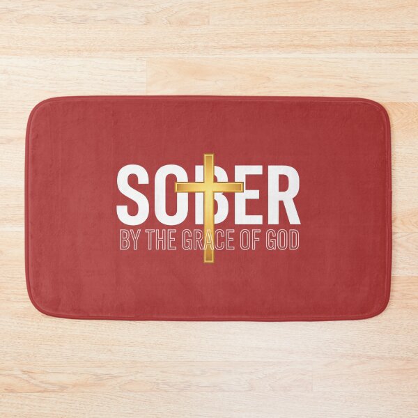 Item preview, Christian Sober By The Grace of God - Recovery Sobriety Coss designed and sold by melodycook.