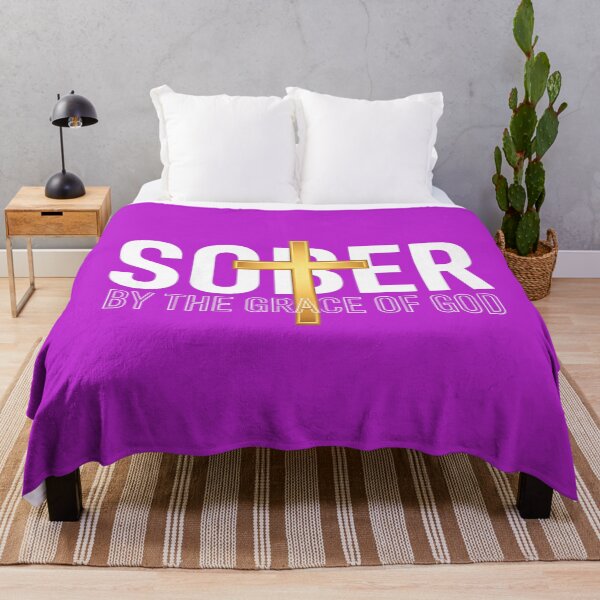Item preview, Christian Sober By The Grace of God - Recovery Sobriety Coss designed and sold by melodycook.