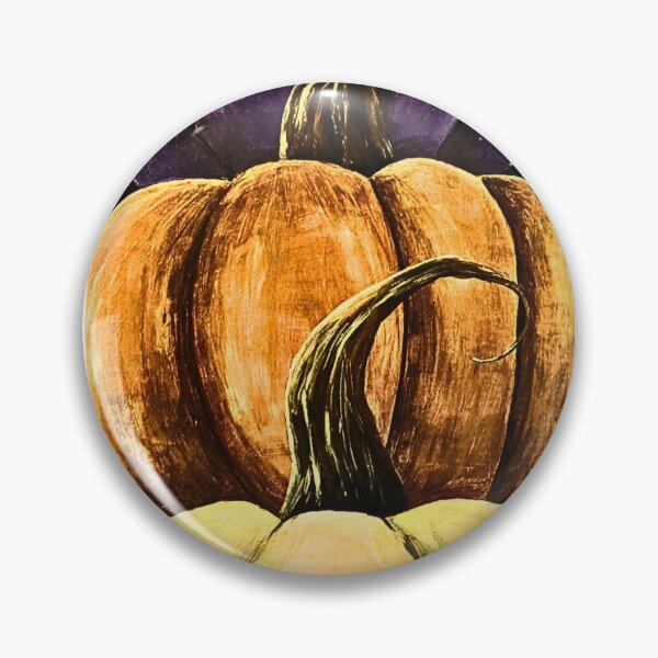 Item preview, Stacked Autumn Pumpkins Acrylic Painting designed and sold by ArtistsAtticWI.